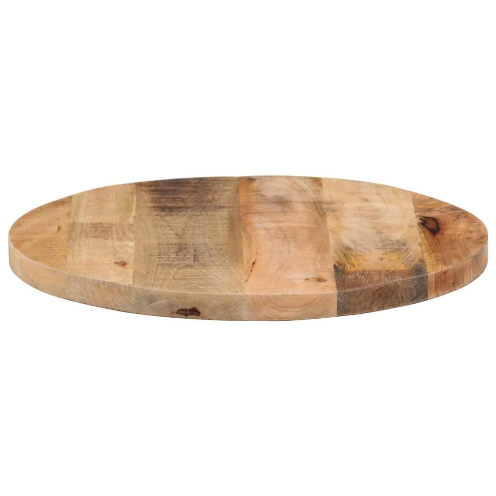 Tafelblad rond Ø 40x2,5 cm massief ruw mangohout is nu te koop bij PeponiXL, paradijselijk wonen!