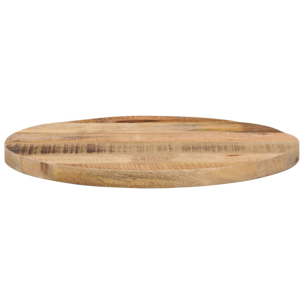Tafelblad rond Ø 50x3,8 cm massief ruw mangohout is nu te koop bij PeponiXL, paradijselijk wonen!