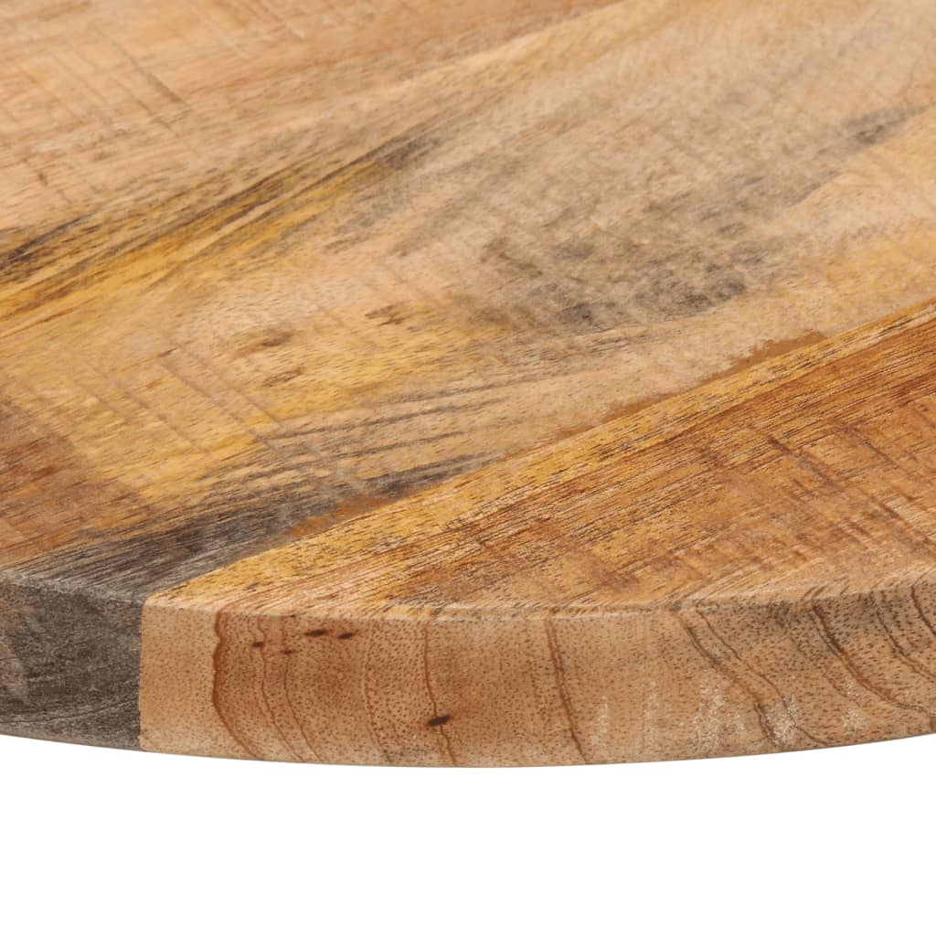 Tafelblad rond Ø 50x3,8 cm massief ruw mangohout is nu te koop bij PeponiXL, paradijselijk wonen!