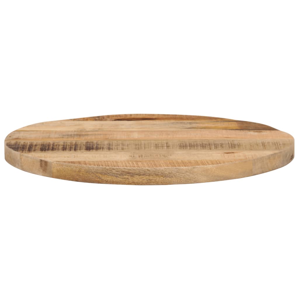 Tafelblad rond Ø 60x1,5 cm massief ruw mangohout is nu te koop bij PeponiXL, paradijselijk wonen!