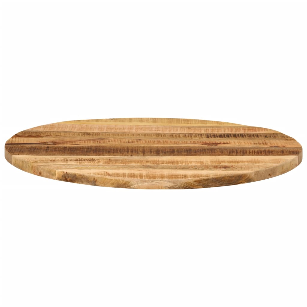 Tafelblad rond Ø 70x2,5 cm massief ruw mangohout is nu te koop bij PeponiXL, paradijselijk wonen!