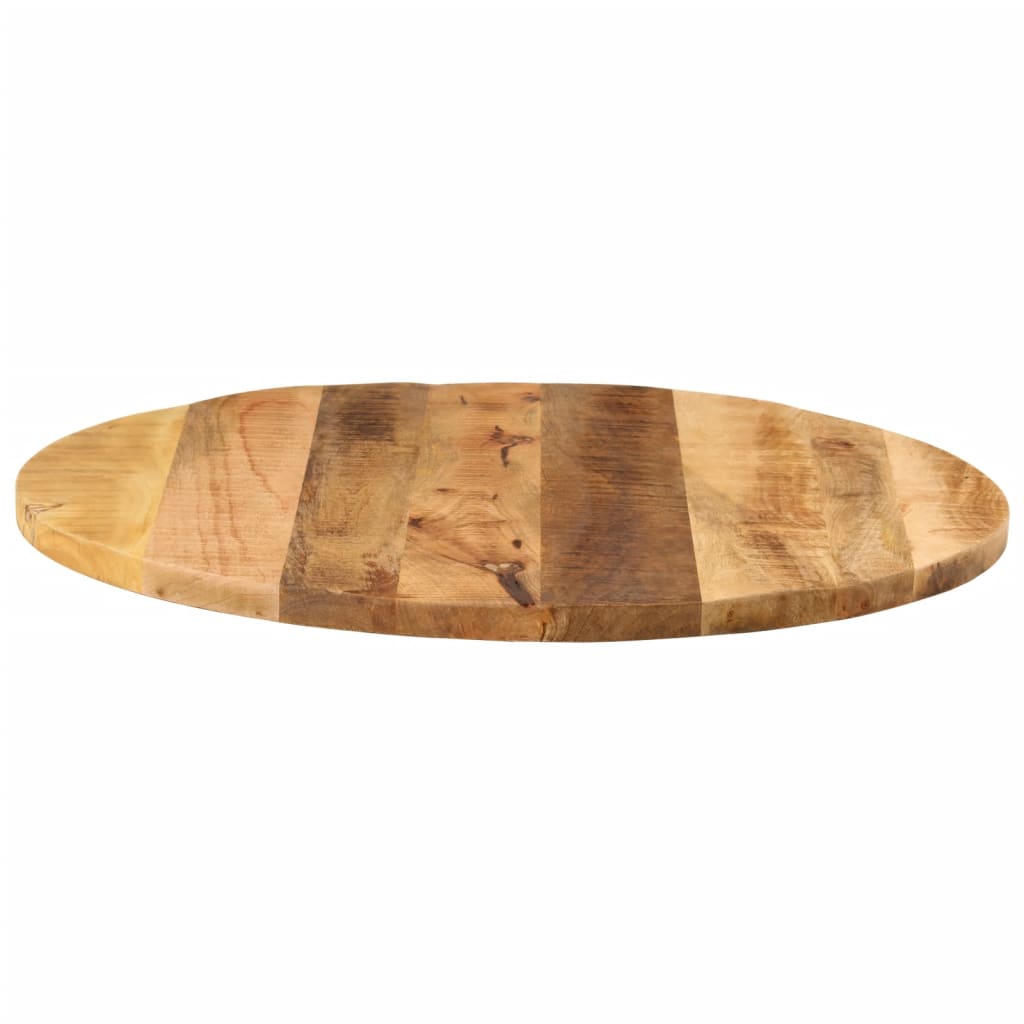 Tafelblad rond Ø 70x2,5 cm massief ruw mangohout is nu te koop bij PeponiXL, paradijselijk wonen!