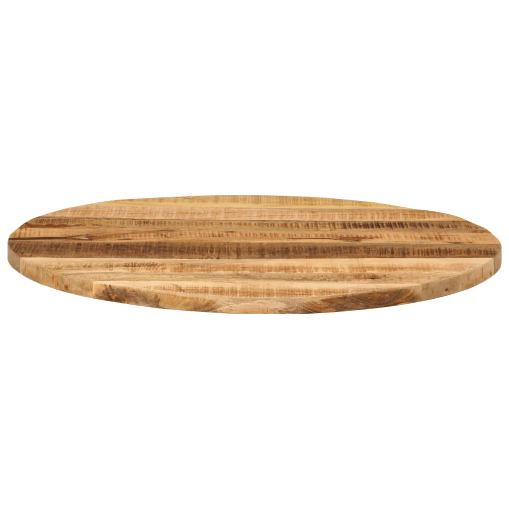 Tafelblad rond Ø 80x2,5 cm massief ruw mangohout is nu te koop bij PeponiXL, paradijselijk wonen!