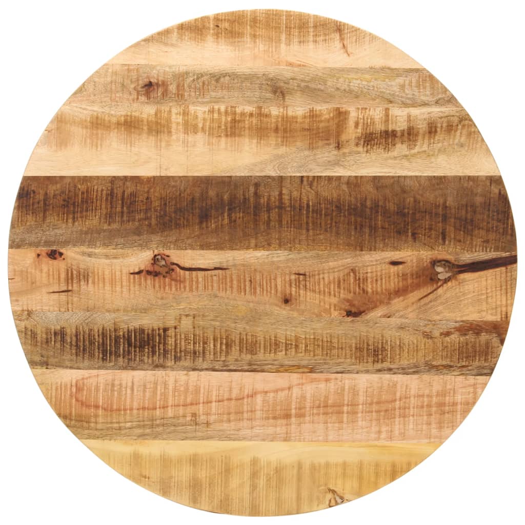 Tafelblad rond Ø 90x2,5 cm massief ruw mangohout is nu te koop bij PeponiXL, paradijselijk wonen!
