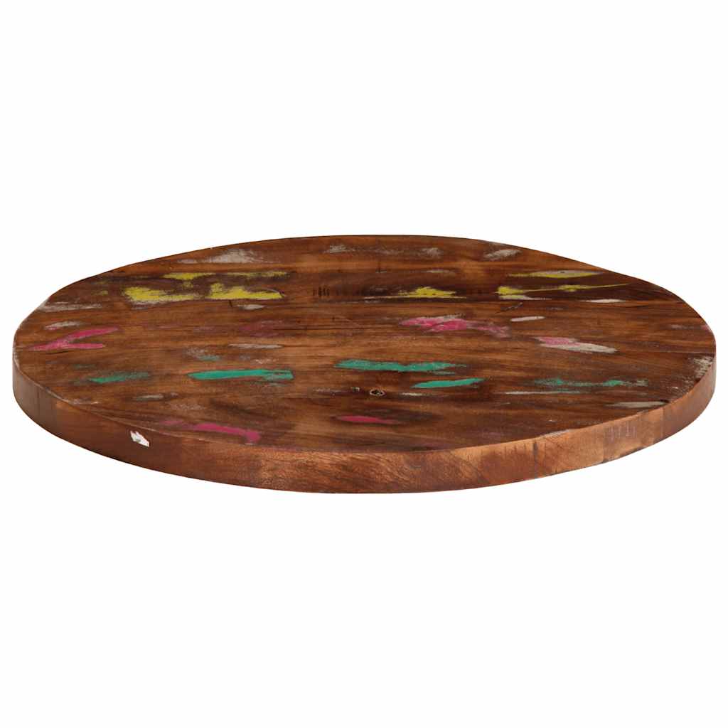 Tafelblad rond Ø 40x1,5 cm massief gerecycled hout is nu te koop bij PeponiXL, paradijselijk wonen!