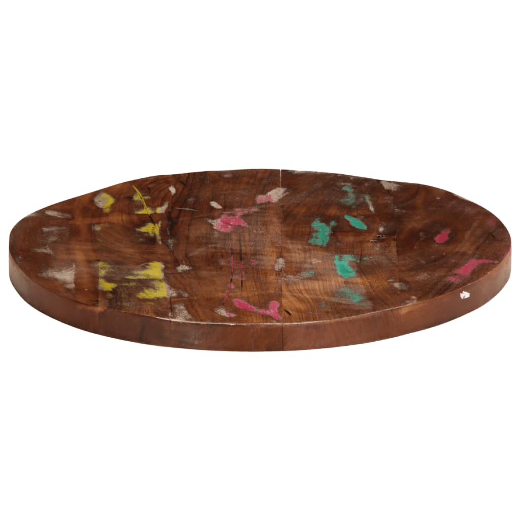 Tafelblad rond Ø 40x2,5 cm massief gerecycled hout is nu te koop bij PeponiXL, paradijselijk wonen!