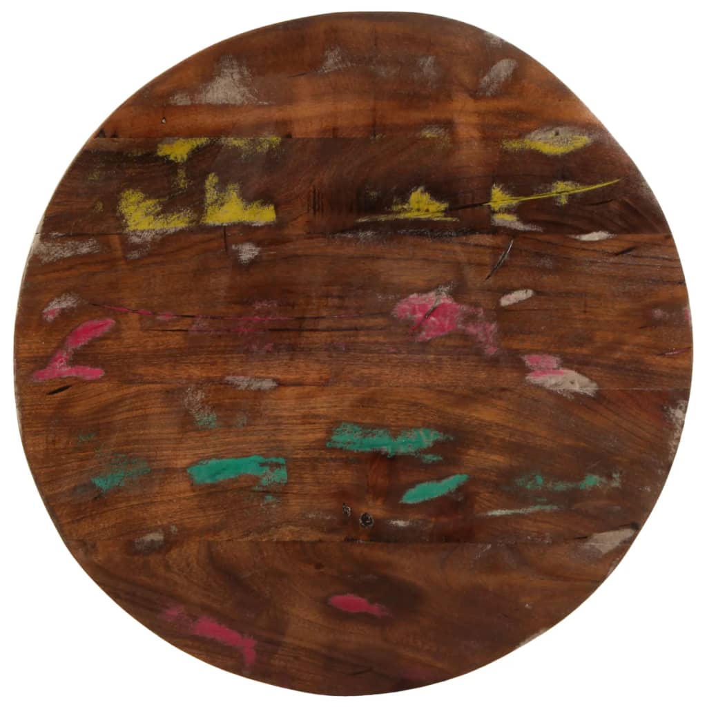 Tafelblad rond Ø 50x3,8 cm massief gerecycled hout is nu te koop bij PeponiXL, paradijselijk wonen!