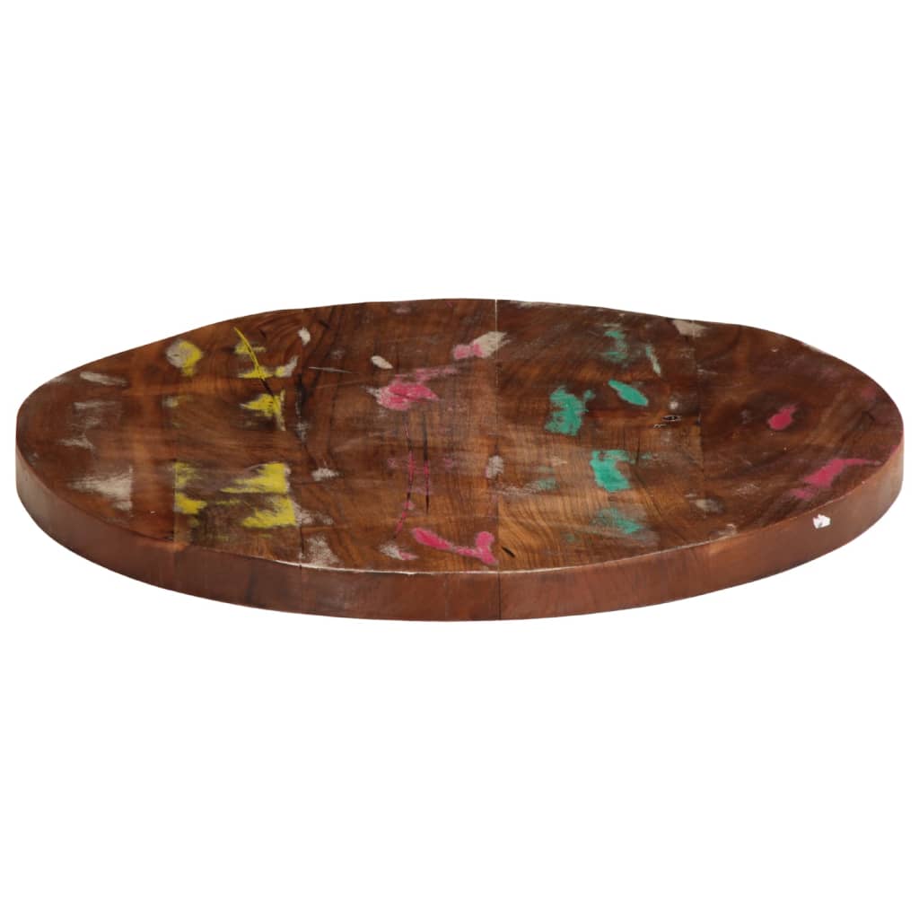 Tafelblad rond Ø 60x2,5 cm massief gerecycled hout is nu te koop bij PeponiXL, paradijselijk wonen!