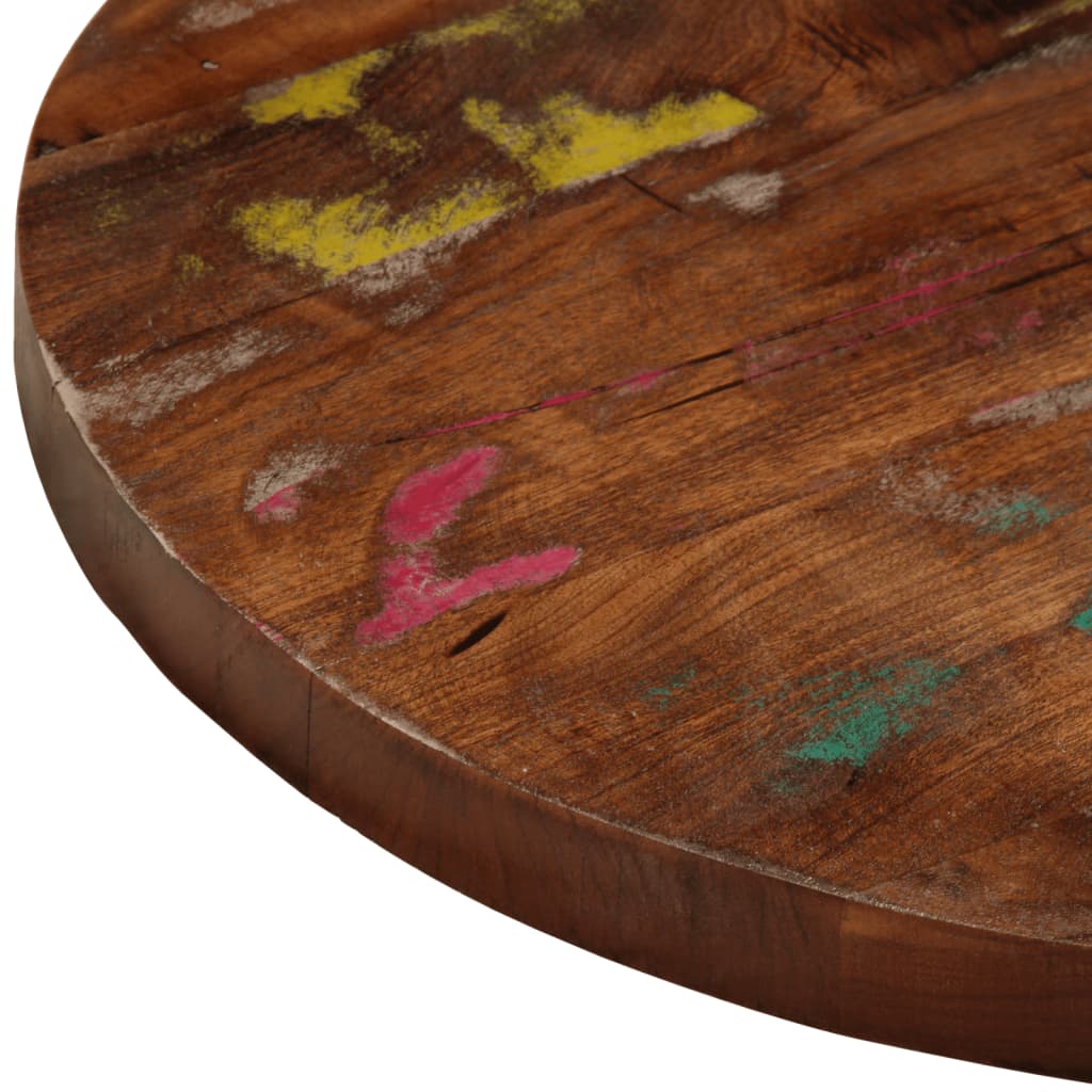 Tafelblad rond Ø 60x2,5 cm massief gerecycled hout is nu te koop bij PeponiXL, paradijselijk wonen!