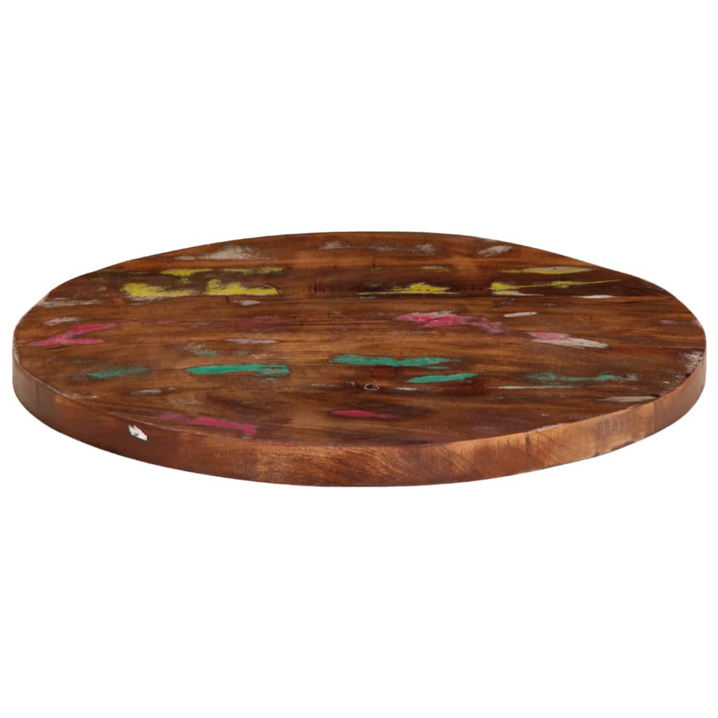 Tafelblad rond Ø 60x3,8 cm massief gerecycled hout is nu te koop bij PeponiXL, paradijselijk wonen!