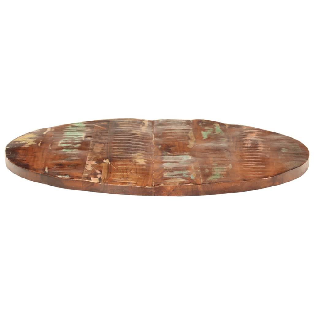 Tafelblad rond Ø 80x1,5 cm massief gerecycled hout is nu te koop bij PeponiXL, paradijselijk wonen!