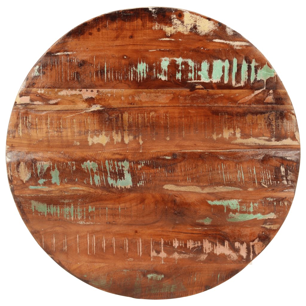 Tafelblad rond Ø 90x2,5 cm massief gerecycled hout is nu te koop bij PeponiXL, paradijselijk wonen!