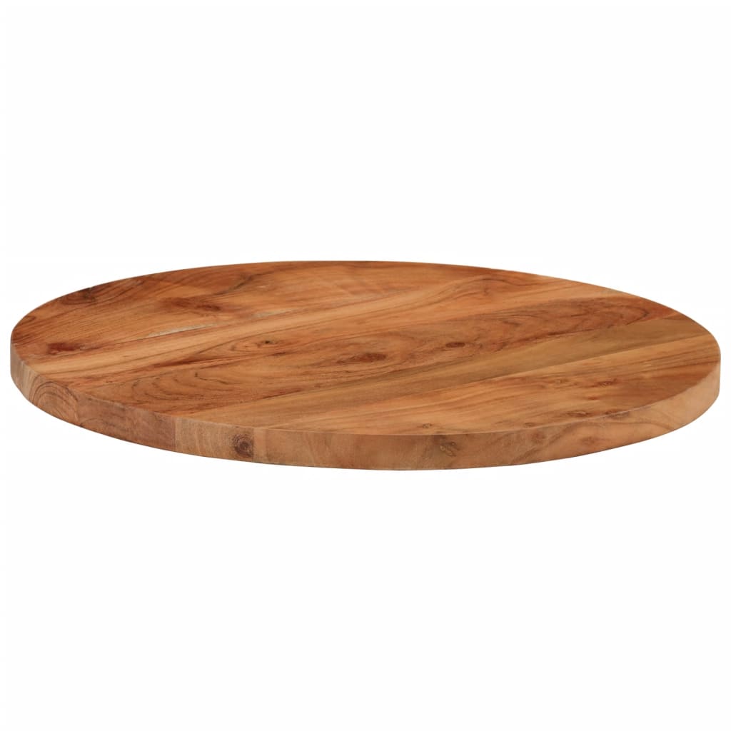 Tafelblad rond Ø 60x2,5 cm massief acaciahout is nu te koop bij PeponiXL, paradijselijk wonen!