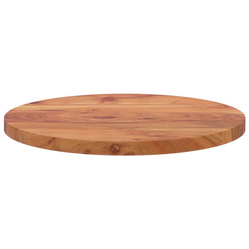 Tafelblad rond Ø 60x2,5 cm massief acaciahout is nu te koop bij PeponiXL, paradijselijk wonen!