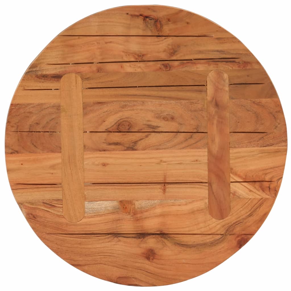 Tafelblad rond Ø 60x2,5 cm massief acaciahout is nu te koop bij PeponiXL, paradijselijk wonen!