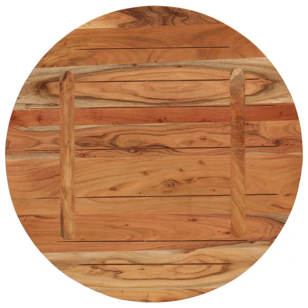 Tafelblad rond Ø 70x2,5 cm massief acaciahout is nu te koop bij PeponiXL, paradijselijk wonen!