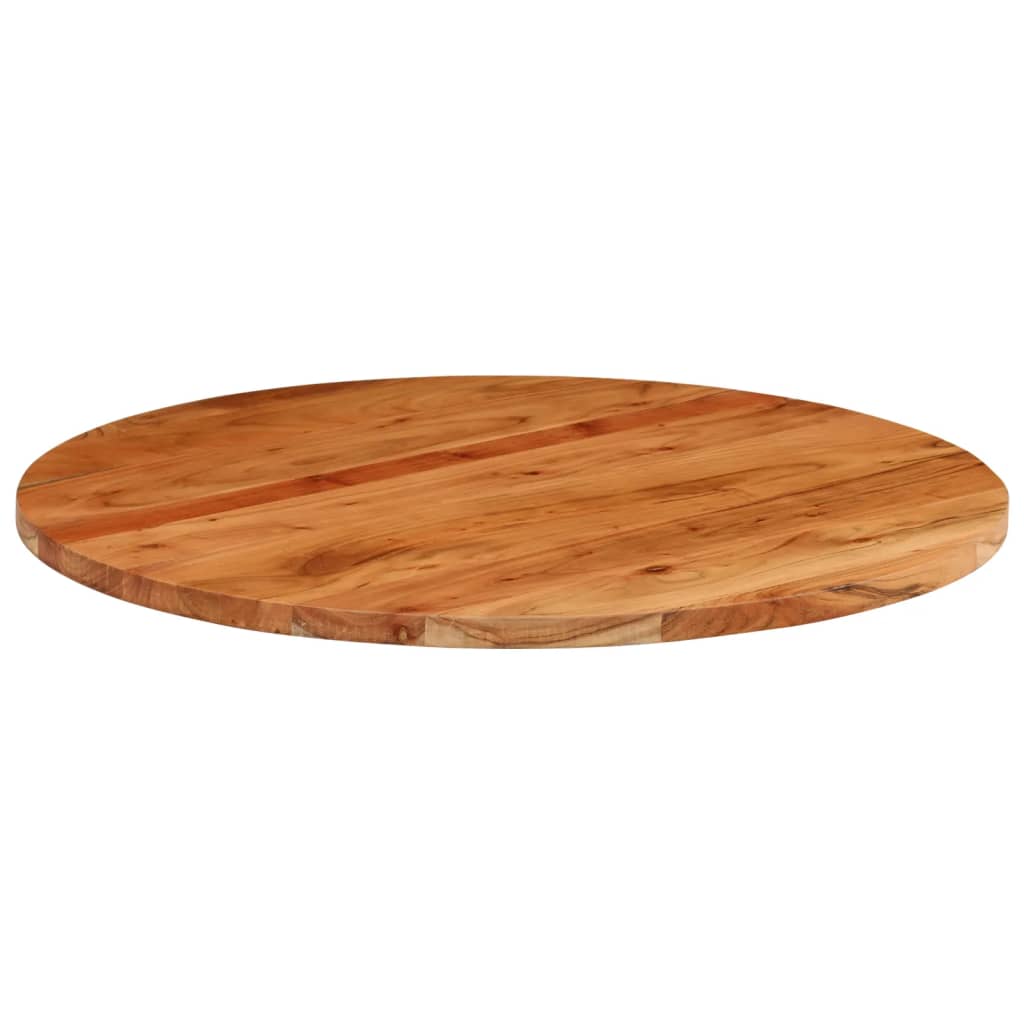 Tafelblad rond Ø 80x2,5 cm massief acaciahout is nu te koop bij PeponiXL, paradijselijk wonen!