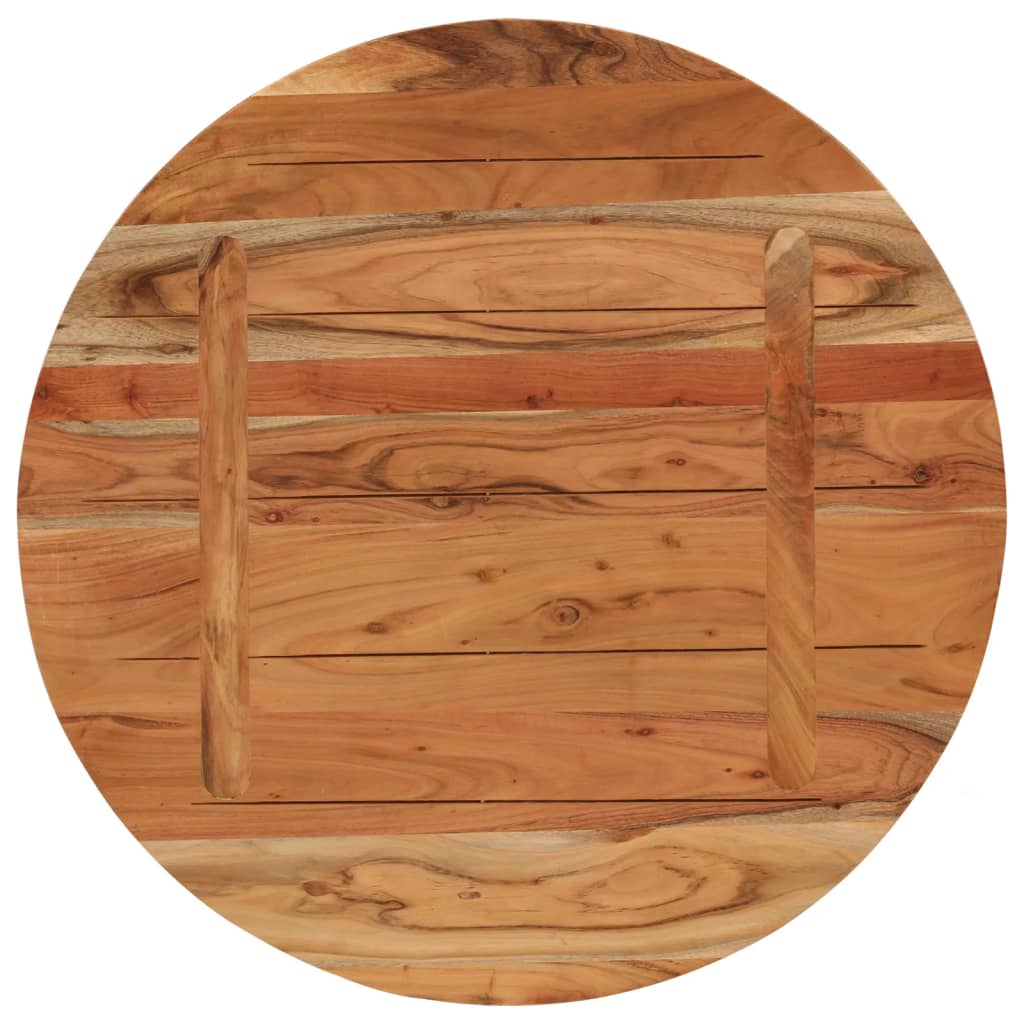 Tafelblad rond Ø 80x2,5 cm massief acaciahout is nu te koop bij PeponiXL, paradijselijk wonen!