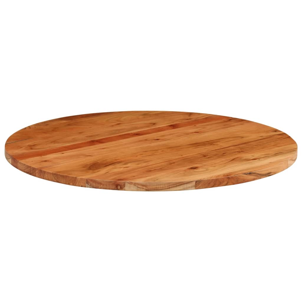 Tafelblad rond Ø 80x3,8 cm massief acaciahout is nu te koop bij PeponiXL, paradijselijk wonen!