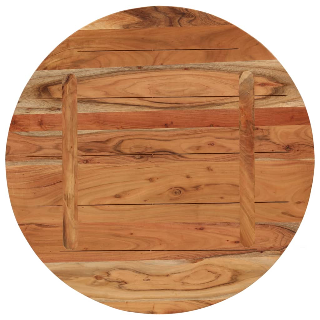 Tafelblad rond Ø 80x3,8 cm massief acaciahout is nu te koop bij PeponiXL, paradijselijk wonen!