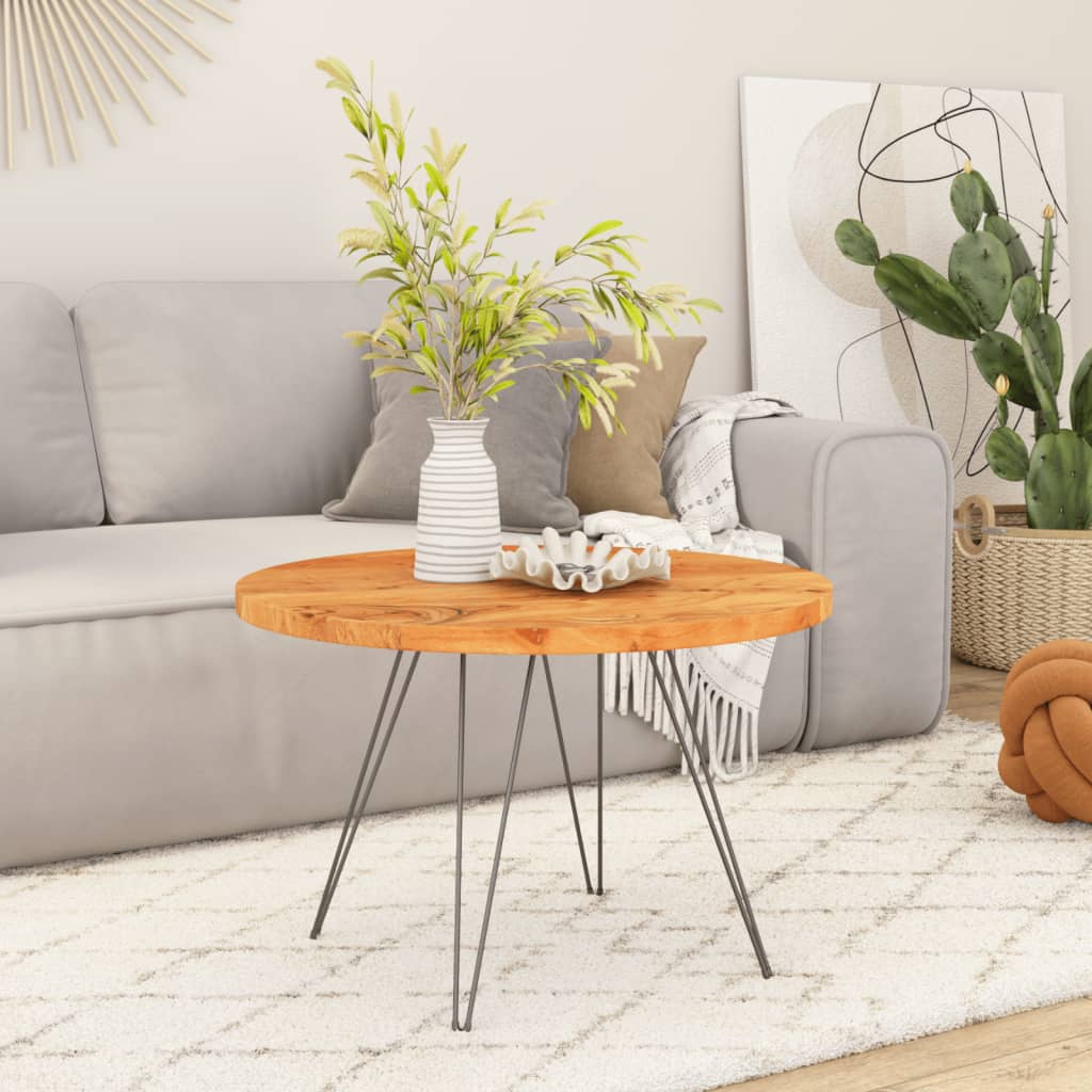 Tafelblad rond Ø 90x3,8 cm massief acaciahout is nu te koop bij PeponiXL, paradijselijk wonen!