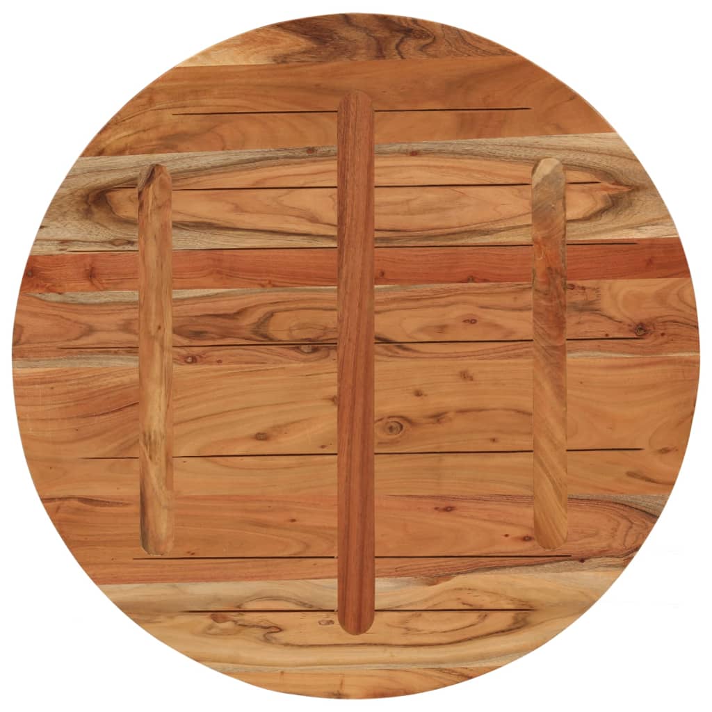 Tafelblad rond Ø 90x3,8 cm massief acaciahout is nu te koop bij PeponiXL, paradijselijk wonen!