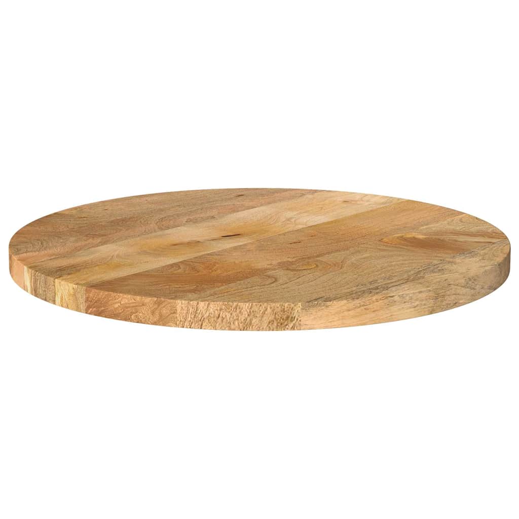Tafelblad rond Ø 40x2,5 cm massief ruw mangohout is nu te koop bij PeponiXL, paradijselijk wonen!