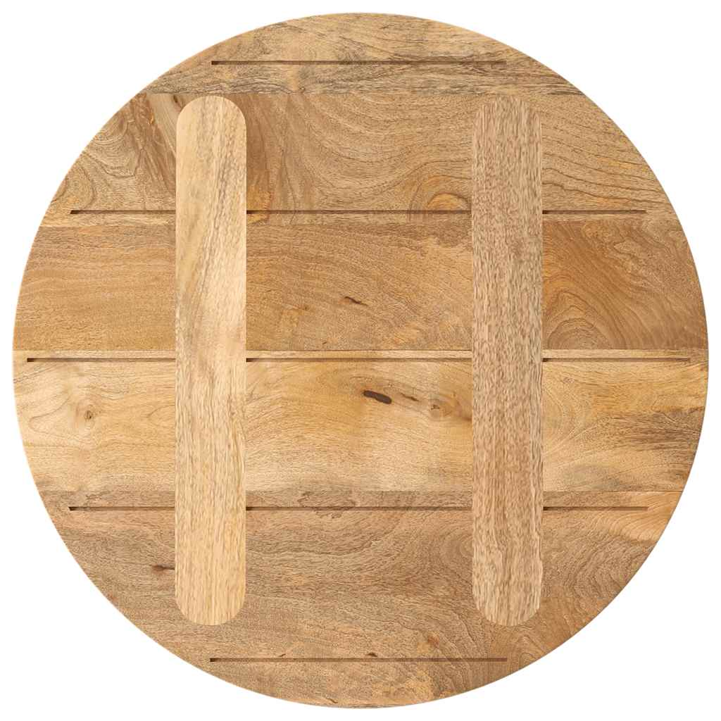 Tafelblad rond Ø 40x2,5 cm massief ruw mangohout is nu te koop bij PeponiXL, paradijselijk wonen!