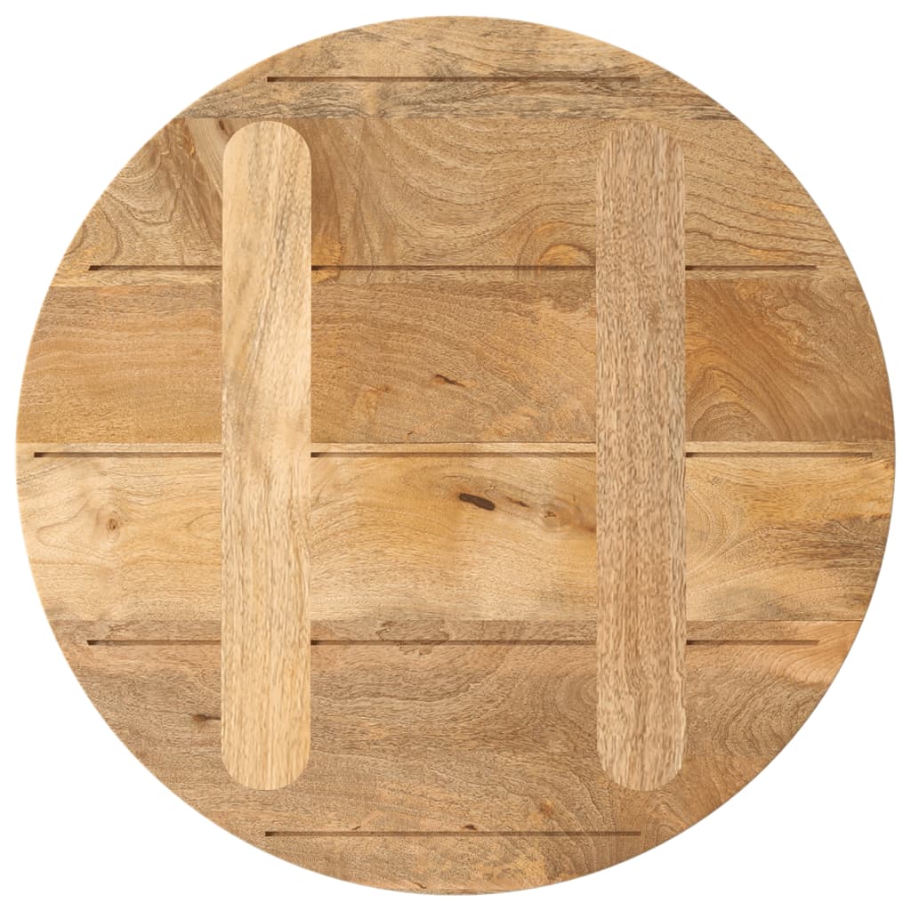 Tafelblad rond Ø 40x3,8 cm massief ruw mangohout is nu te koop bij PeponiXL, paradijselijk wonen!