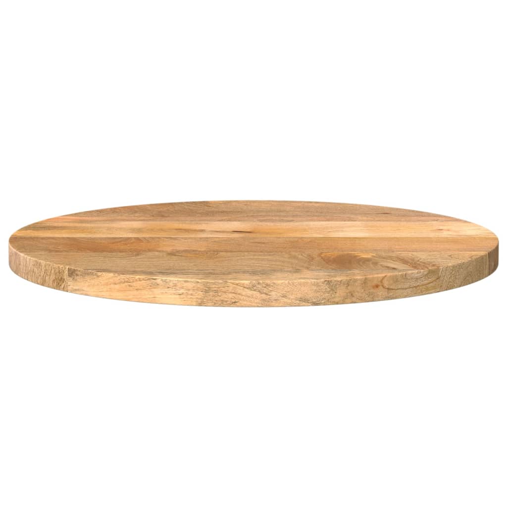 Tafelblad rond Ø 60x2,5 cm massief ruw mangohout is nu te koop bij PeponiXL, paradijselijk wonen!