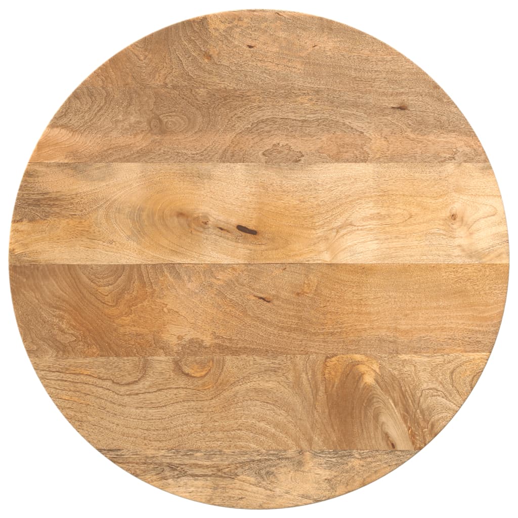 Tafelblad rond Ø 60x3,8 cm massief ruw mangohout is nu te koop bij PeponiXL, paradijselijk wonen!