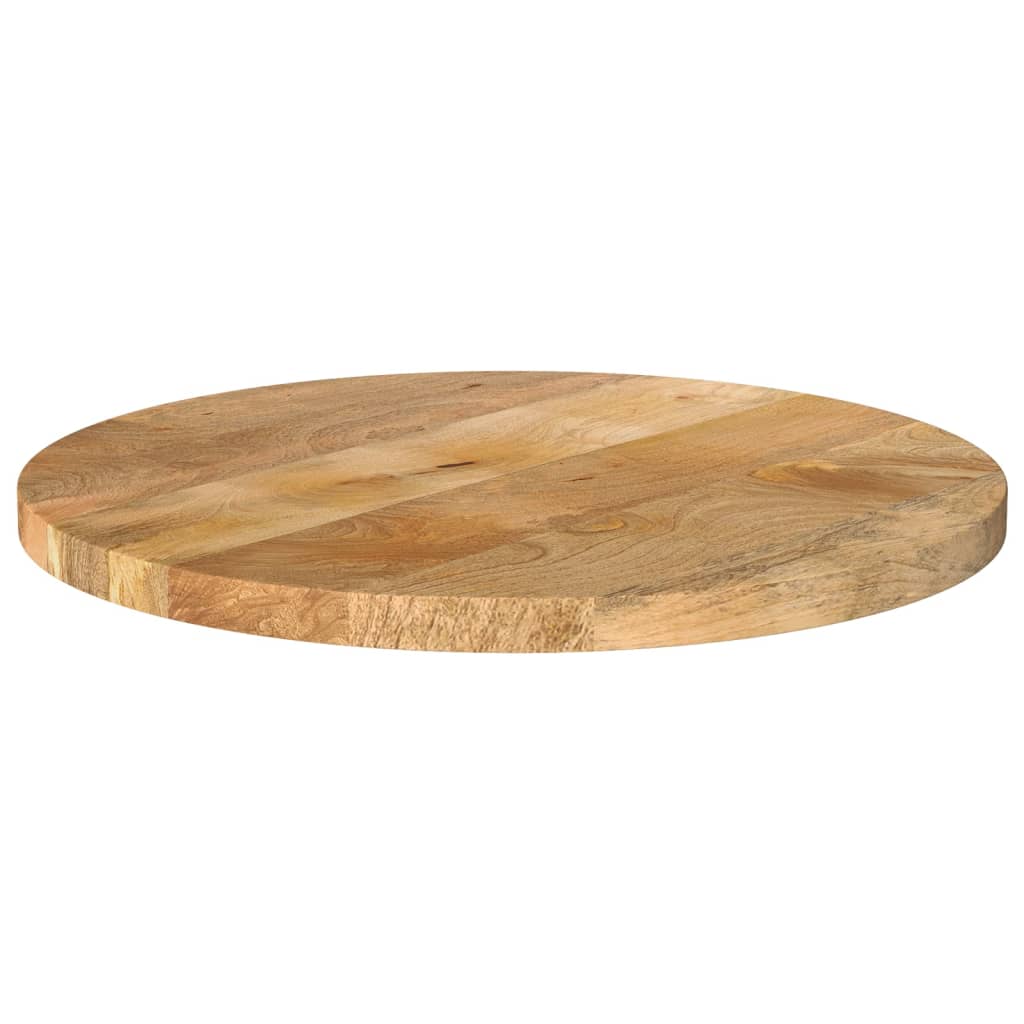 Tafelblad rond Ø 60x3,8 cm massief ruw mangohout is nu te koop bij PeponiXL, paradijselijk wonen!