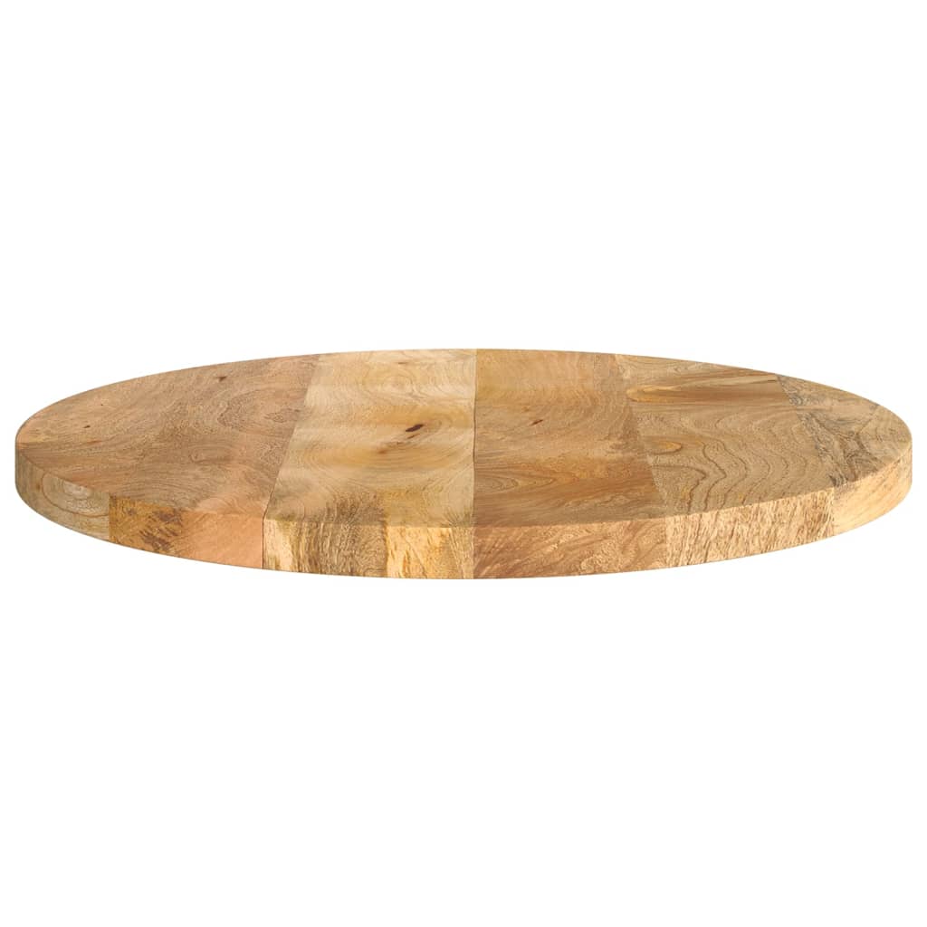 Tafelblad rond Ø 60x3,8 cm massief ruw mangohout is nu te koop bij PeponiXL, paradijselijk wonen!