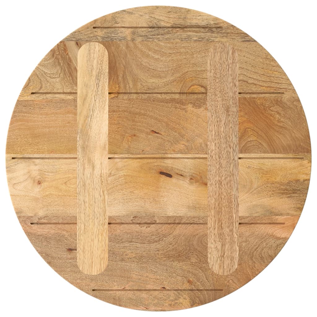Tafelblad rond Ø 60x3,8 cm massief ruw mangohout is nu te koop bij PeponiXL, paradijselijk wonen!