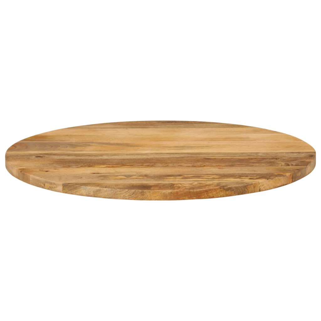 Tafelblad rond Ø 70x2,5 cm massief ruw mangohout is nu te koop bij PeponiXL, paradijselijk wonen!
