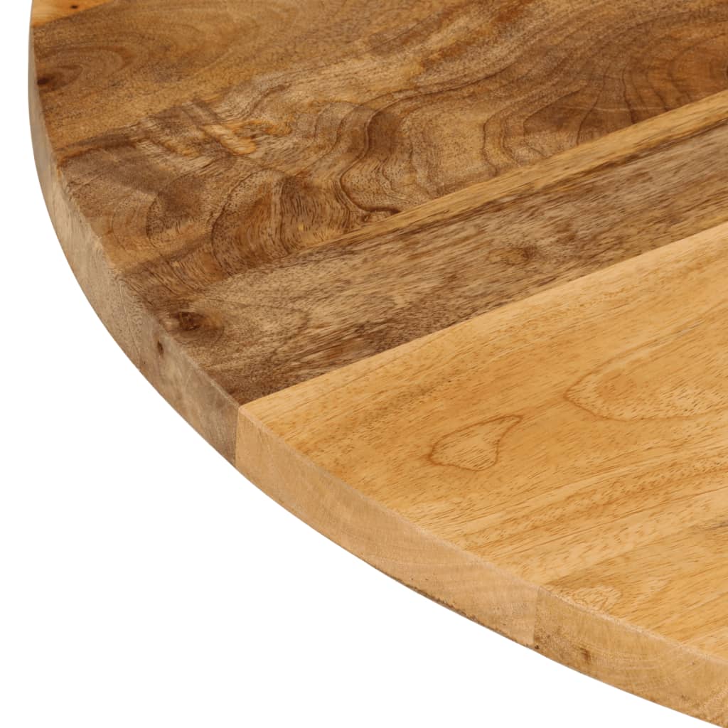 Tafelblad rond Ø 70x2,5 cm massief ruw mangohout is nu te koop bij PeponiXL, paradijselijk wonen!