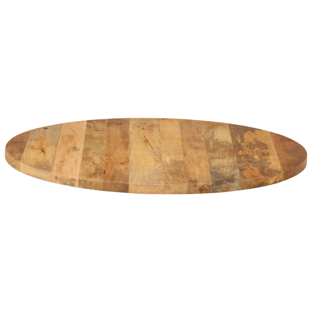Tafelblad rond Ø 70x3,8 cm massief ruw mangohout is nu te koop bij PeponiXL, paradijselijk wonen!
