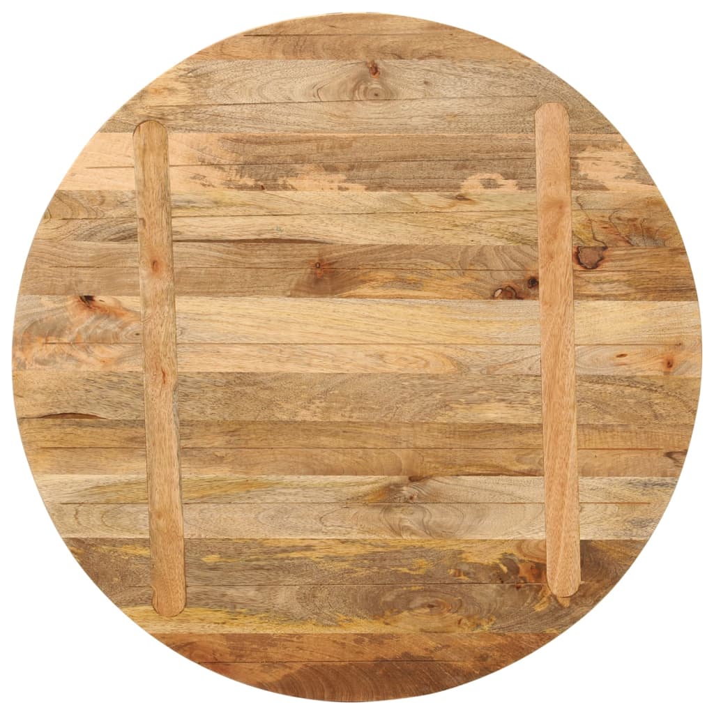 Tafelblad rond Ø 70x3,8 cm massief ruw mangohout is nu te koop bij PeponiXL, paradijselijk wonen!