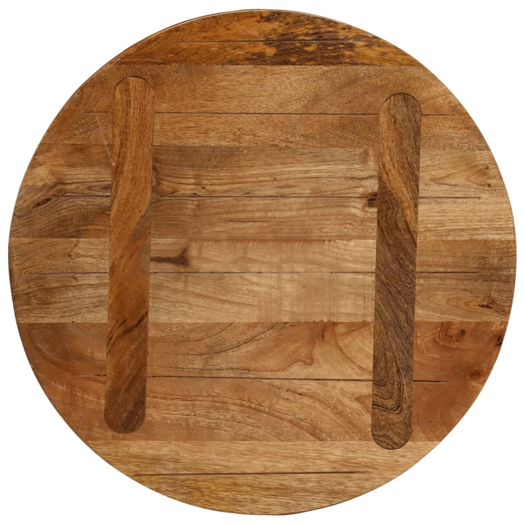 Tafelblad rond Ø 40x3,8 cm massief ruw mangohout is nu te koop bij PeponiXL, paradijselijk wonen!