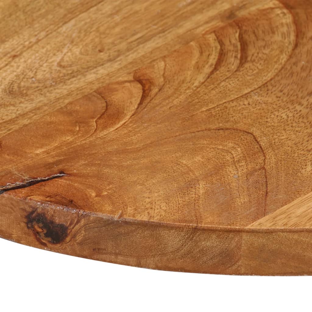 Tafelblad rond Ø 40x3,8 cm massief ruw mangohout is nu te koop bij PeponiXL, paradijselijk wonen!