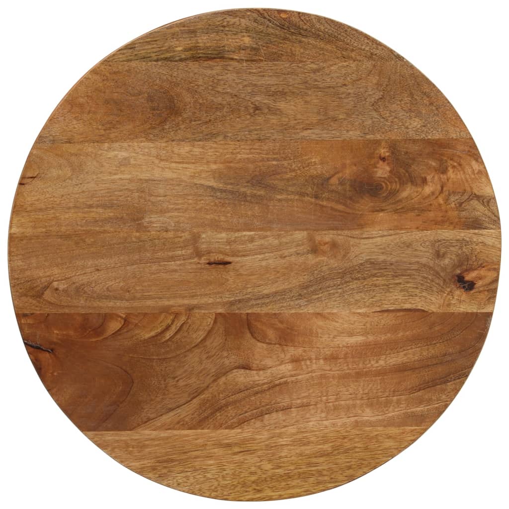 Tafelblad rond Ø 50x2,5 cm massief ruw mangohout is nu te koop bij PeponiXL, paradijselijk wonen!