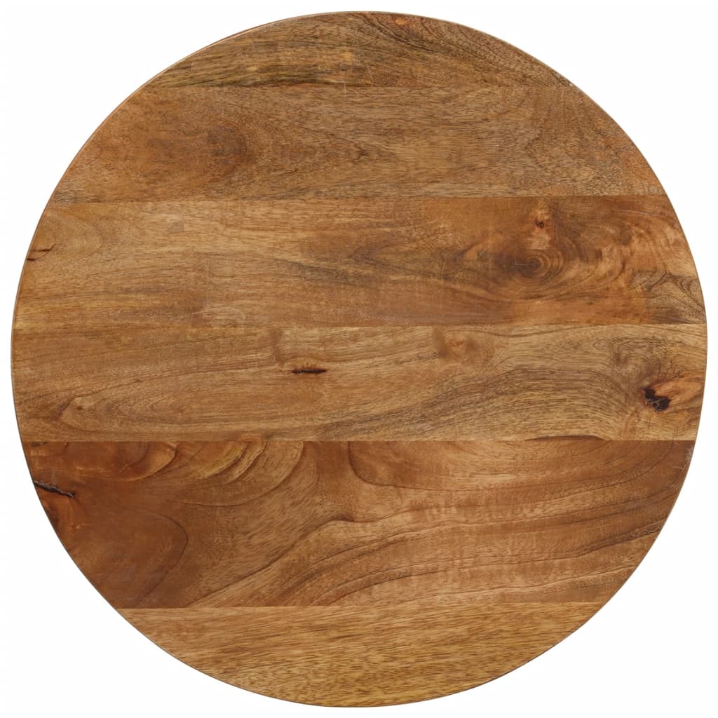 Tafelblad rond Ø 60x2,5 cm massief ruw mangohout is nu te koop bij PeponiXL, paradijselijk wonen!