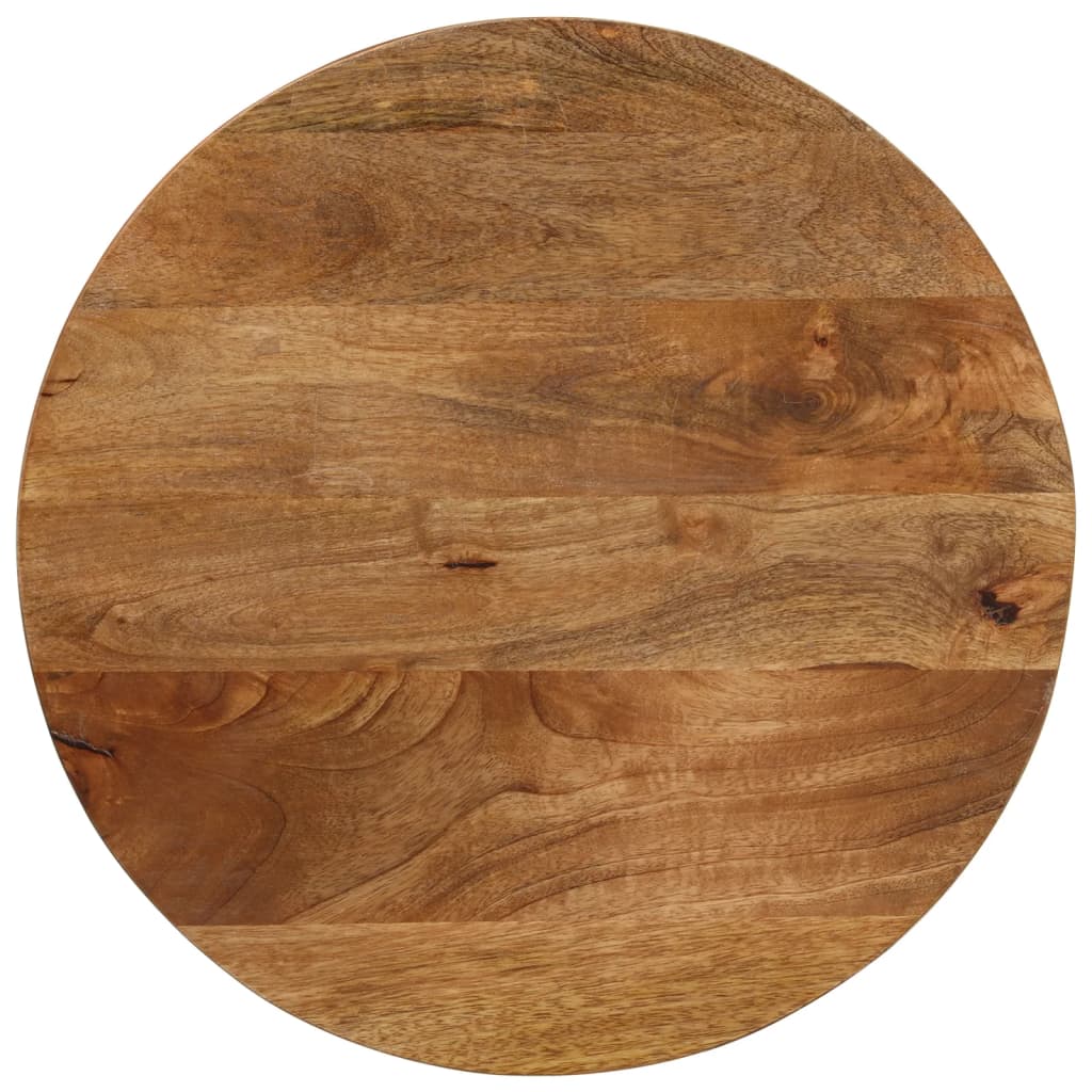 Tafelblad rond Ø 60x3,8 cm massief ruw mangohout is nu te koop bij PeponiXL, paradijselijk wonen!
