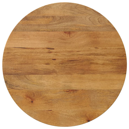 Tafelblad rond Ø 70x3,8 cm massief ruw mangohout is nu te koop bij PeponiXL, paradijselijk wonen!