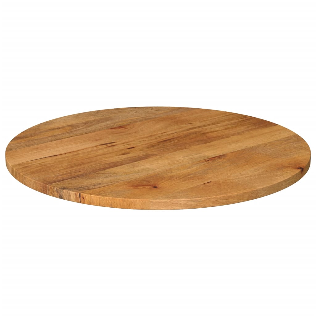 Tafelblad rond Ø 70x3,8 cm massief ruw mangohout is nu te koop bij PeponiXL, paradijselijk wonen!