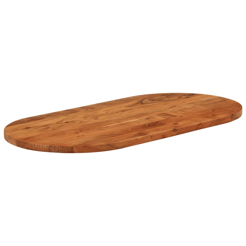 Tafelblad ovaal 80x40x2,5 cm massief acaciahout is nu te koop bij PeponiXL, paradijselijk wonen!