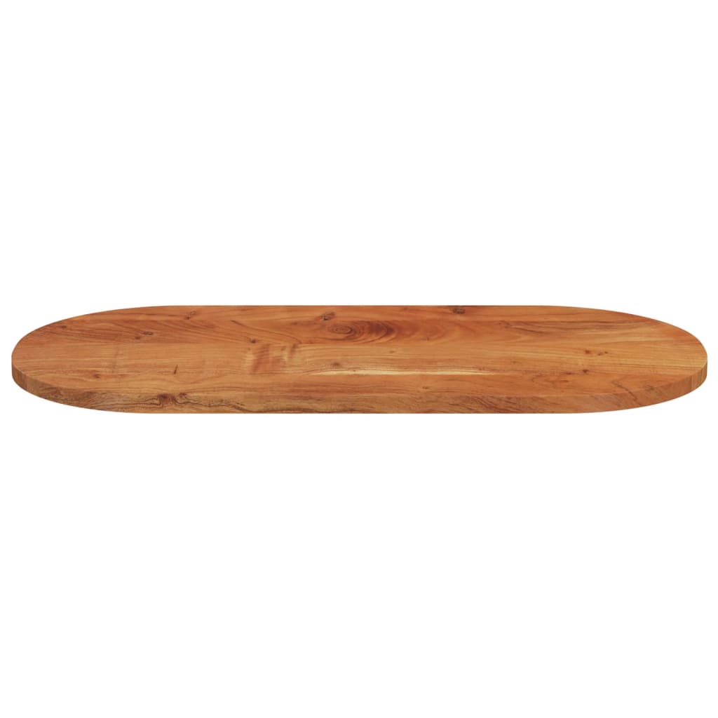 Tafelblad ovaal 80x40x2,5 cm massief acaciahout is nu te koop bij PeponiXL, paradijselijk wonen!