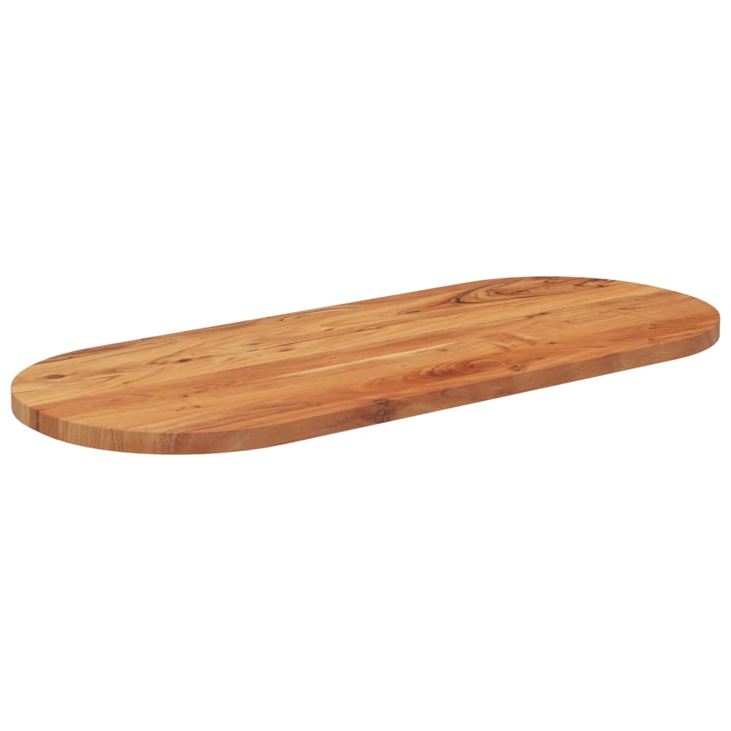 Tafelblad ovaal 100x40x3,8 cm massief acaciahout is nu te koop bij PeponiXL, paradijselijk wonen!