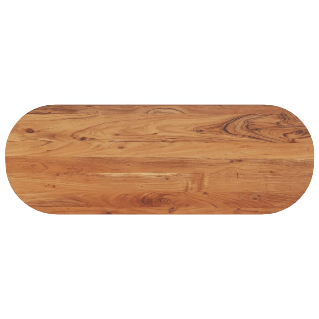 Tafelblad ovaal 110x40x3,8 cm massief acaciahout is nu te koop bij PeponiXL, paradijselijk wonen!