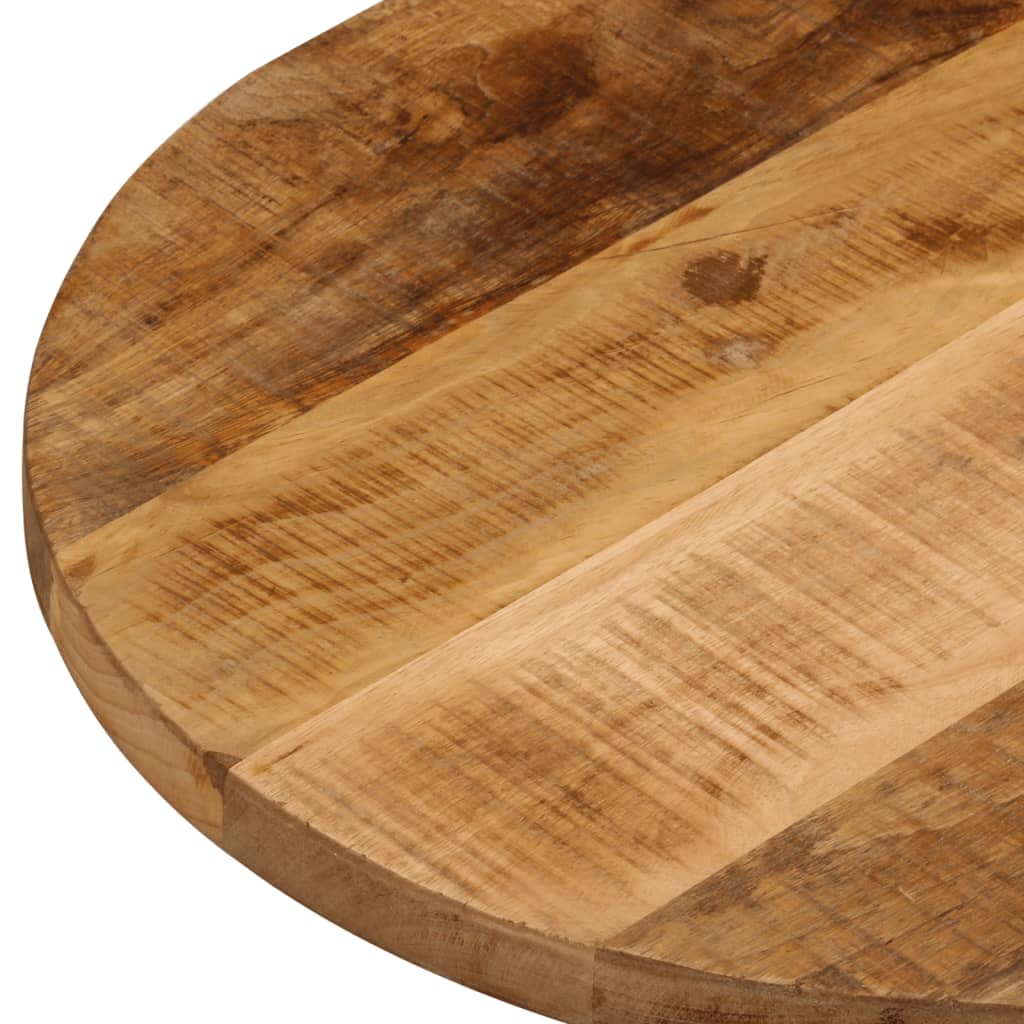 Tafelblad ovaal 100x40x3,8 cm massief ruw mangohout is nu te koop bij PeponiXL, paradijselijk wonen!